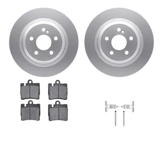 R1 Concepts WDUH1-63142 Carbon Series Brake Rotors W/ 5000 Oep Brake Pads & Hdw